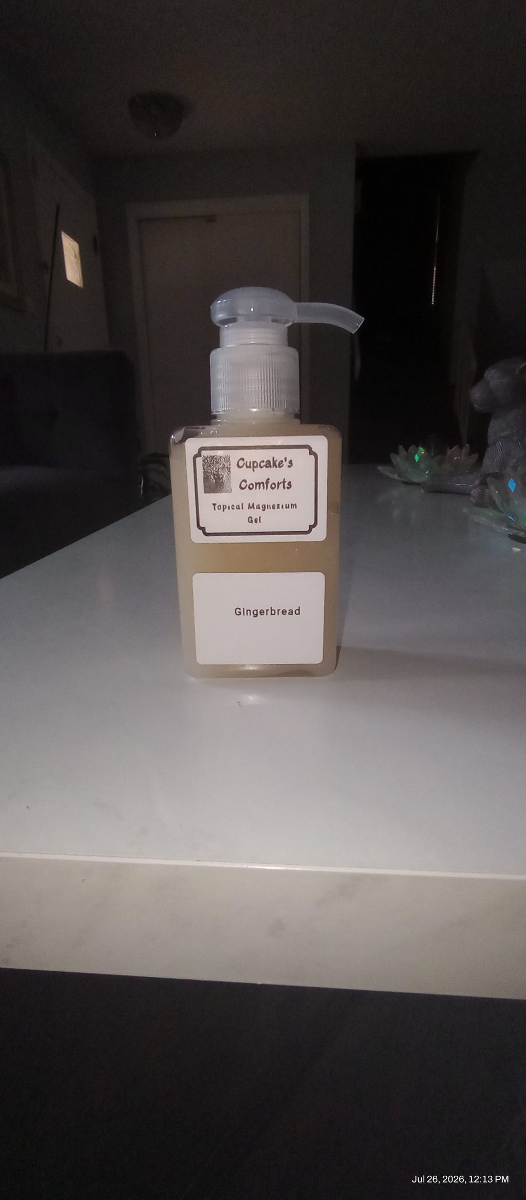Magnesium Topical Gel Gingerbread Scented 3.5 oz.